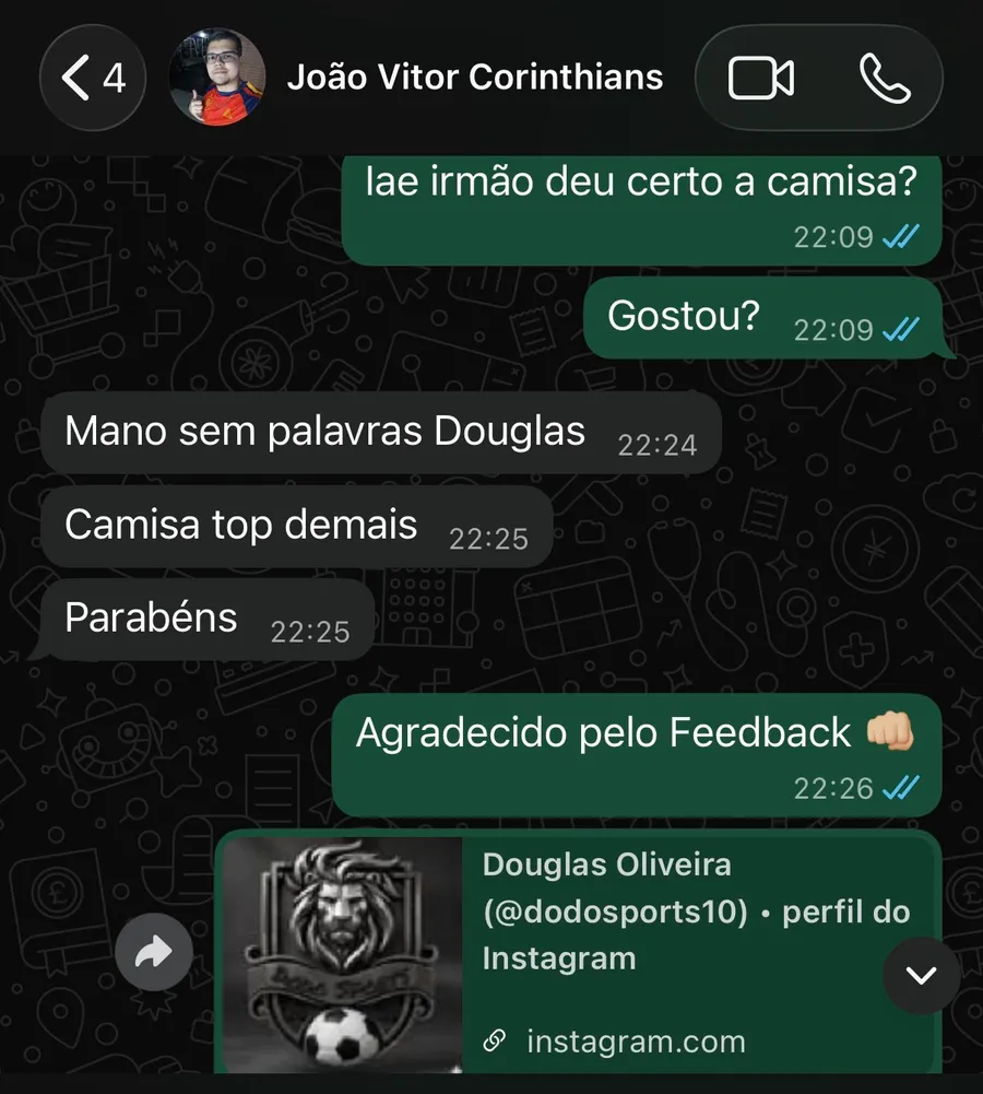 Cliente João Vitor